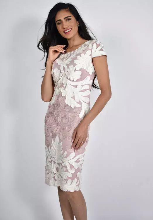 Frank Lyman Adeline Dress Blush 3 Frank Lyman Adeline Dress Blush