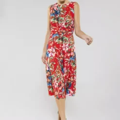 SWING Allegra Dress -Jurken Verkoopwinkel Allegradress Tomatored 4