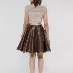 SWING Asari Dress -Jurken Verkoopwinkel Asaridress Earthbrown 3