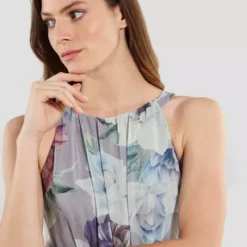 SWING Ava Maxi Dress -Jurken Verkoopwinkel Avamaxidress Silver 5