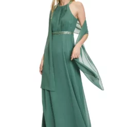 Vera Mont Basic Scarf -Jurken Verkoopwinkel Basicscarf Darkforest 2