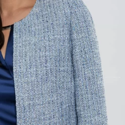 SWING Boucle Blazer Coat 13 SWING Boucle Blazer Coat -Jurken Verkoopwinkel Boucleblazercoat Navy 6