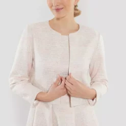 SWING Boucle Jacket -Jurken Verkoopwinkel Bouclejacket Ivory 2