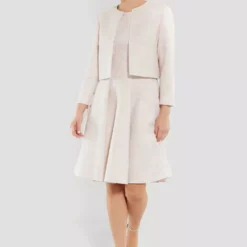 SWING Boucle Jacket -Jurken Verkoopwinkel Bouclejacket Ivory 5