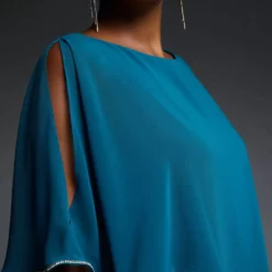 Joseph Ribkoff Carmen Dress 11 Joseph Ribkoff Carmen Dress -Jurken Verkoopwinkel Carmendress Lagoon 5