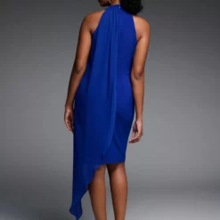 Joseph Ribkoff Carmenta Dress -Jurken Verkoopwinkel Carmentadress RoyalSapphire 3 scaled