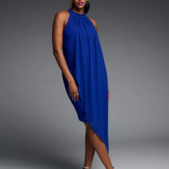 Joseph Ribkoff Carmenta Dress -Jurken Verkoopwinkel Carmentadress RoyalSapphire 4 scaled