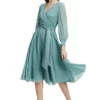 Vera Mont Casandra Dress -Jurken Verkoopwinkel Casandradress TourmalineGreen 1