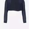 SWING Chiffon Full Sleeve Bolero -Jurken Verkoopwinkel Chiffonfullsleevebolero Navy 1