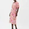 Joseph Ribkoff Chrisley Dress 232114 -Jurken Verkoopwinkel Chrisleydress232114 Vanilla Multi 1 scaled