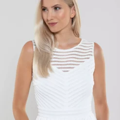 SWING Clará Dress -Jurken Verkoopwinkel Claradress Ivory 5