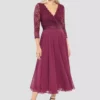 SWING Clarine Dress -Jurken Verkoopwinkel Clarinedress Brilliantwine 1