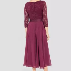 SWING Clarine Dress -Jurken Verkoopwinkel Clarinedress Brilliantwine 3