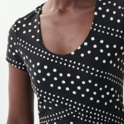 Joseph Ribkoff Cleve Dress -Jurken Verkoopwinkel Clevedress BlackWhite 4