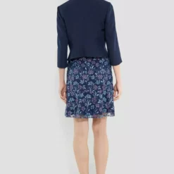 SWING Crepe Bolero 4AE01000 -Jurken Verkoopwinkel Crepebolero4AE01000 Navy 3