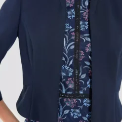 SWING Crepe Bolero 4AE01000 -Jurken Verkoopwinkel Crepebolero4AE01000 Navy 4
