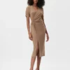 Joseph Ribkoff Crista Dress 232120 -Jurken Verkoopwinkel Cristadress232120 Tigerseye 1 scaled