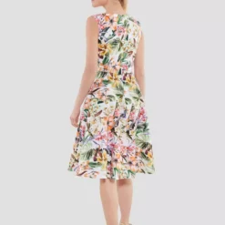 SWING Daphna Dress -Jurken Verkoopwinkel Daphnadress Ivory 3