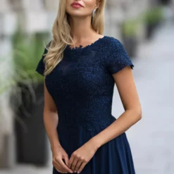 Christian Koehlert Darcy Dress -Jurken Verkoopwinkel Darcydress Twilightblue 3 scaled