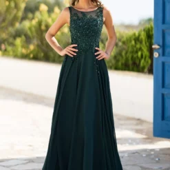 Christian Koehlert Effia Dress Botanical Green