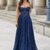 Christian Koehlert Electra Dress 0821 Glitter Blue -Jurken Verkoopwinkel Electradress0821Glitterblue 1