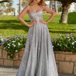 Christian Koehlert Electra Dress 0821 -Jurken Verkoopwinkel Electradress0821 Glittersilver 3 scaled