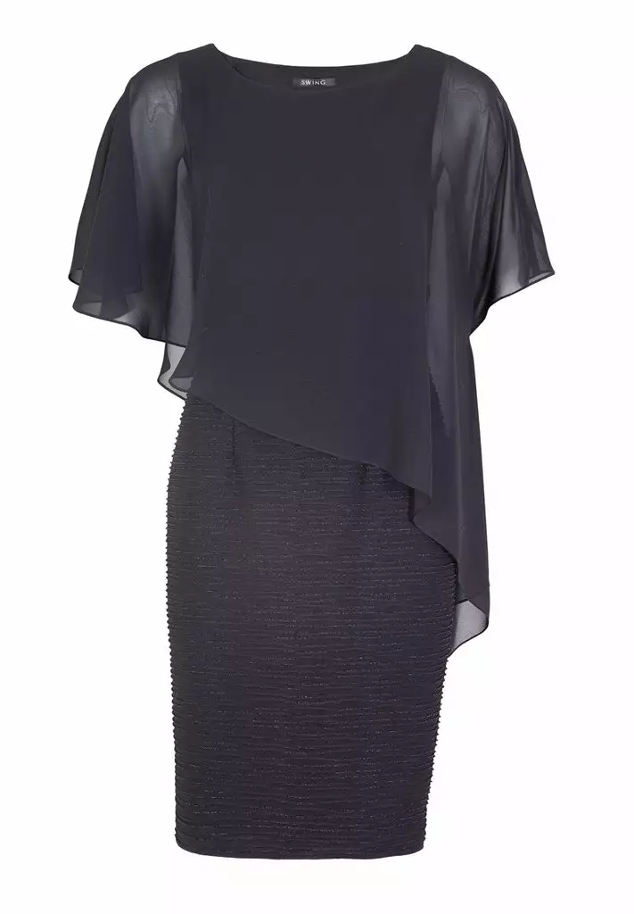 SWING Elianne Dress Black 4 SWING Elianne Dress Black - Afbeelding 2