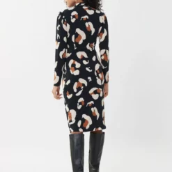 Joseph Ribkoff Elma Dress -Jurken Verkoopwinkel Elmadress Black 6 scaled