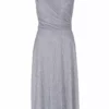 SWING Emma Curvy Dress -Jurken Verkoopwinkel Emmacurvydress Silver 1