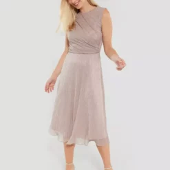 SWING Emma Midi Dress -Jurken Verkoopwinkel Emmamididress Blushrose 1