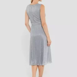 SWING Emma Midi Dress -Jurken Verkoopwinkel Emmamididress Silver 3