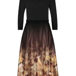 Vera Mont Esrina Dress -Jurken Verkoopwinkel Esrinadress Patchblack 1