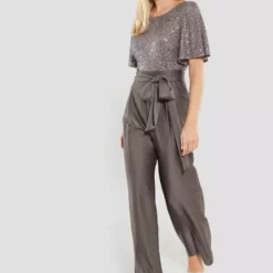 SWING Fab Jumpsuit -Jurken Verkoopwinkel Fabjumpsuit Nougatbrown 4