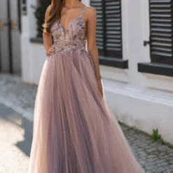 Christian Koehlert Felle Dress 0745 -Jurken Verkoopwinkel Felledress0745 LavenderSnow 3