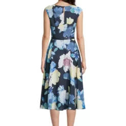 Vera Mont Flore Dress -Jurken Verkoopwinkel Floredress Darkblue 3