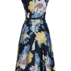 Vera Mont Flore Dress -Jurken Verkoopwinkel Floredress Darkblue 4