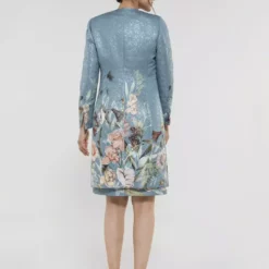 SWING Flower Blazer Coat -Jurken Verkoopwinkel Flowerblazercoat Seablue 3