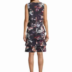 Vera Mont Flower Layer Dress -Jurken Verkoopwinkel Flowerlayerdress Navy 2