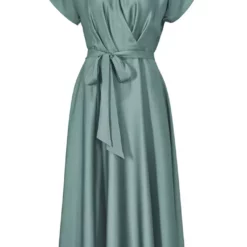 SWING Gigi Dress -Jurken Verkoopwinkel Gigidress Magicgreen 2