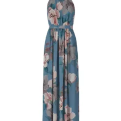 SWING Ginevra Maxi Flower Dress 12 SWING Ginevra Maxi Flower Dress -Jurken Verkoopwinkel Ginevramaxiflowerdress Seablue 2
