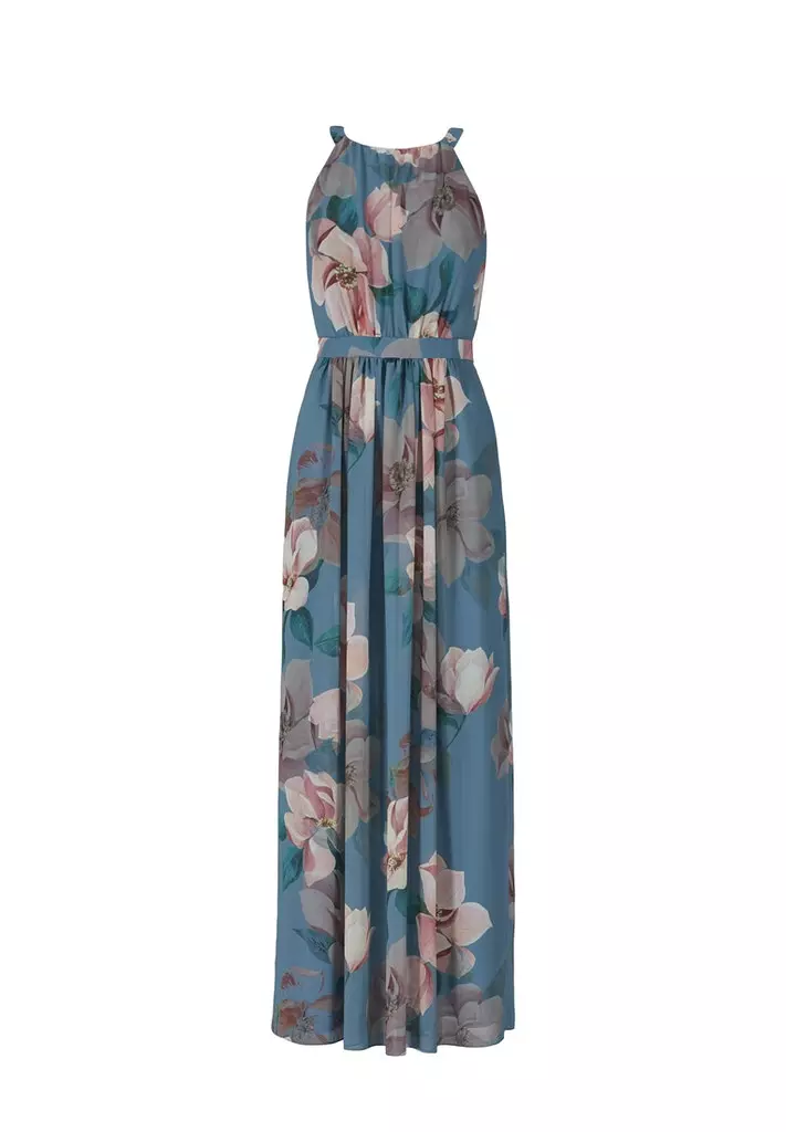 SWING Ginevra Maxi Flower Dress 5 SWING Ginevra Maxi Flower Dress - Afbeelding 3