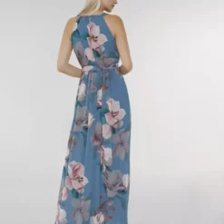 SWING Ginevra Maxi Flower Dress 14 SWING Ginevra Maxi Flower Dress -Jurken Verkoopwinkel Ginevramaxiflowerdress Seablue 3