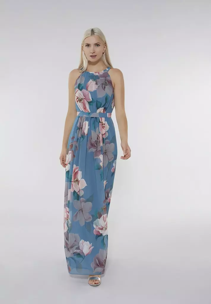 SWING Ginevra Maxi Flower Dress 8 SWING Ginevra Maxi Flower Dress - Afbeelding 6