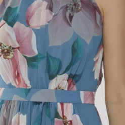 SWING Ginevra Maxi Flower Dress 16 SWING Ginevra Maxi Flower Dress -Jurken Verkoopwinkel Ginevramaxiflowerdress Seablue 5