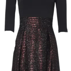 SWING Glitter Skirt Dress Bordeaux