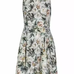 SWING Green Flowers Dress Mint
