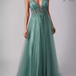 Mascara London Harle Dress Misty Green