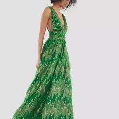 SWING Imana Dress -Jurken Verkoopwinkel Imanadress GloriousGreen 4