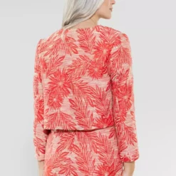 SWING Jaquard Blzr Short -Jurken Verkoopwinkel Jaquardblzrshort Vulcanored 4