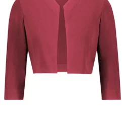 Vera Mont Jersey Blzr Jacket Ruby Red